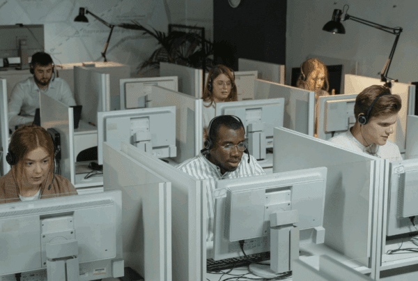 Cubicle office environment symbolizing workplace evangelism opportunities